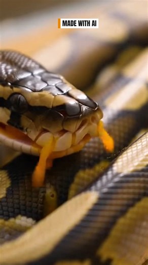 The Reticulated Python exhibits a rhythmic physical response following an interaction with this Blister Beetle. #ReticulatedPython #BlisterBeetle #ChemicalDefense #BiologicalReaction ⚙️ AI-generated dramatization — No real insects or creatures are involved in these visuals. | Insects Apex