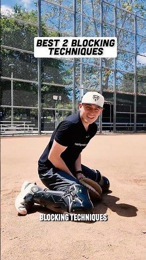 Top 2 Blocking Techniques for Youth Catchers 🙌🏼 #baseball #softball #catcherdrills