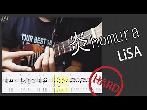 炎 homura LISA /鬼滅之刃 Ukulele solo 烏克麗麗 ウクレレ / 教學 示範 譜 TABS Tutorial