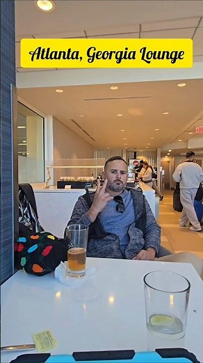 Explora la Sala VIP de Delta en Atlanta (B18) ✈️ | Lujo y Comodidad antes de Volar. #airport #travel