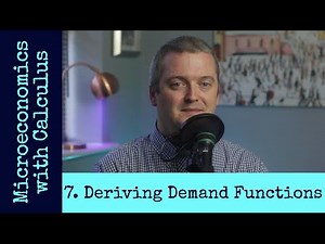 Microeconomics with Calculus 7. Deriving Demand Functions.