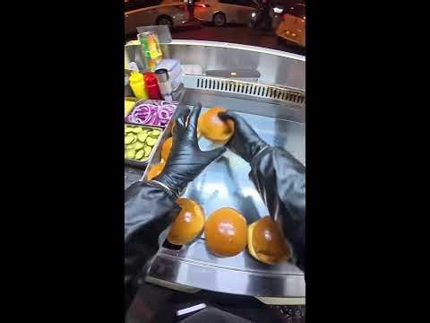 Live Burger Build | First-Person View of Night Market Cooking | No Voiceover