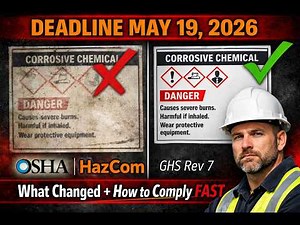 OSHA Extends HazCom Deadlines – New 2026 Rules for Labels, SDS & Training
