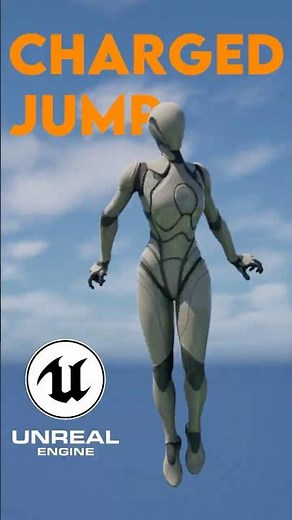 Create a Charged Jump in UE5 in 30 seconds! #unrealengine5 #indiedev #gamedev