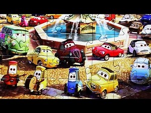 (Hura Huro ) Disney Puzzle Game Pixar CARS 2 Rompecabezas De Rompecabezas Play Kids Learning Toys q