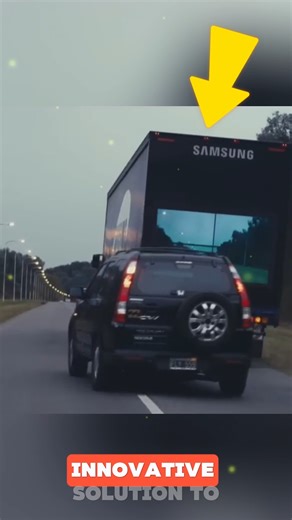 🚛🔒 Safety Truck That Reduces Overtaking Accidents! ⚙️ The Samsung Safety Truck is designed to minimize road accidents by using a wireless front camera connected to four durable, dustproof, and waterproof monitors at the back, giving drivers a clear real-time view and a safer chance to overtake on highways. Credits : @ SamsungArgentina / YT #RoadSafety #SmartTechnology #AccidentPrevention #technology #technews | Nano Tech