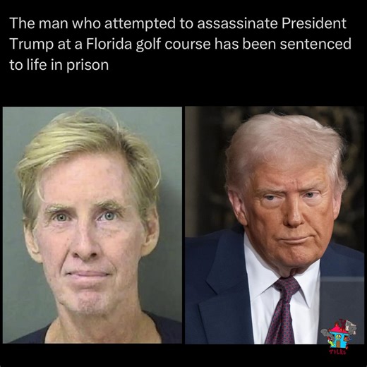 TRVP TVLKS TV on Instagram: "The man who attempted to assassinate President Trump at a Florida golf course has been sentenced to life in prison Per @abcnews https://abcnews.go.com/US/attempted-trump-assassin-ryan-routh-sentenced-wednesday/story?id=129836439 #fyp #explore #trump"