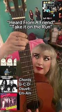 How to Play “Heard it from a Friend” Take it on the Run” by REO Speedwagon #easyguitartutorial