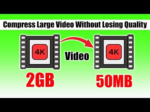 How to compress large video without losing quality