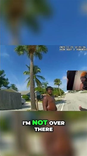 Man Detained for Blocking Roadway Causing Disturbance #explore #shorts #fyp