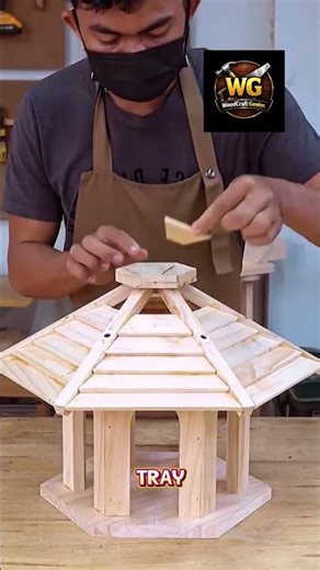 The Ultimate DIY Birdhouse (They Actually Love It!) ✨ #woodcrafts #woodworking