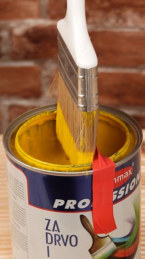 Paint Brush Tape Trick 🎬 This video was produced by Network Media and Aoos Media | Quirky Life Tips Central