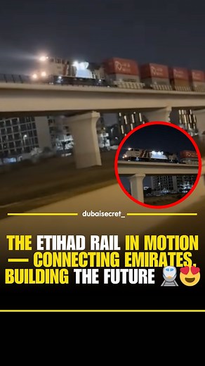 From vision to velocity 🇦🇪🚄 The Etihad Rail is taking shape — connecting Dubai, Abu Dhabi, and beyond. A historic step toward linking all Emirates (and soon, the GCC) by rail. The UAE keeps moving — faster than ever. 🌆✨ 🎥TT/keyshore_realestate #EtihadRail #UAERailway #Dubai #AbuDhabi #UAEVision #GCCConnectivity #UAEProgress | Dubai Secret