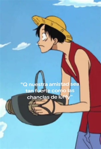 Amistad tan fuerte como las chanclas de Luffy | One Piece
