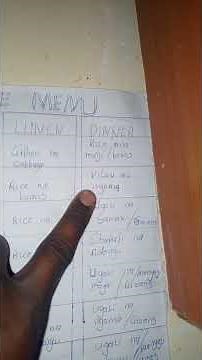 how to write a menu to your home check it out after #recipe