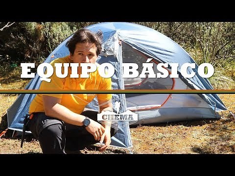 Equipo BÁSICO para acampar