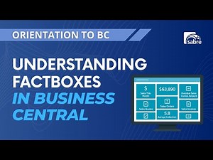 Understanding Factboxes in Business Central