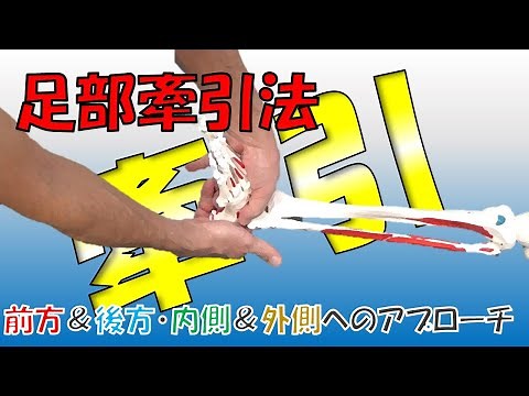 vol.274 足部牽引法 ～簡単すぎる足関節前方＆後方離開～