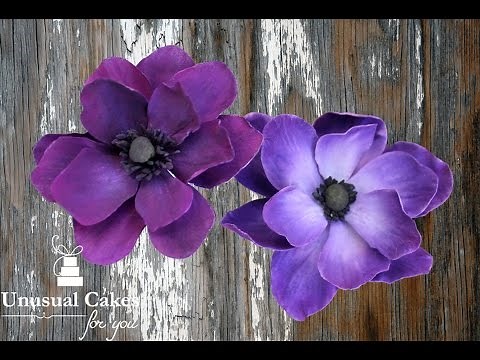 Anemone Sugar flower tutorial