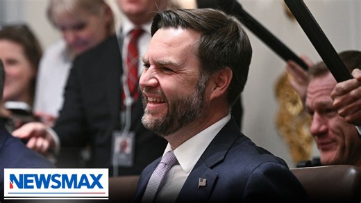 TRUMP: “JD, if you'd like to say something, you can. Would you like to, really quickly? He is, after all, the vice president of the United States.” VANCE: “It's okay, sir. I'm here for the free coffee.” | NEWSMAX