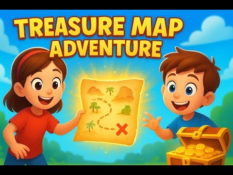 The Magical Treasure Map Adventure 🌟 Fun Cartoon Story for Kids in 3D Animation