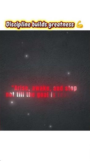 Discipline builds greatness 💪