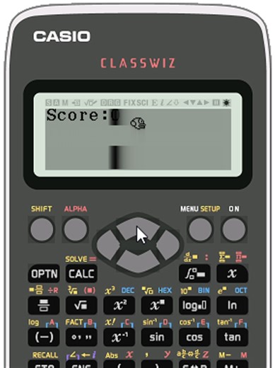 Flappy Bird on Casio Calculator Game