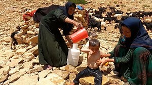 nomads preparing for a religious ritual | Village Cooking