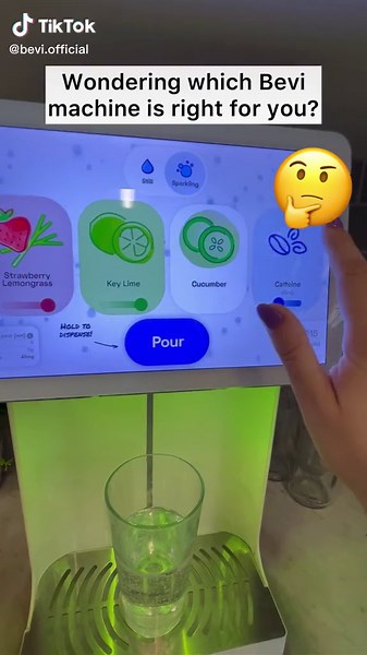 A quick look at the similarities and differences between the Bevi Countertop and Standup 2.0! #tiktokmademebuyit #foryoupage #fyp #cooltech #techtok #9to5 #officeperks #officegoals #seltzer #watercooler