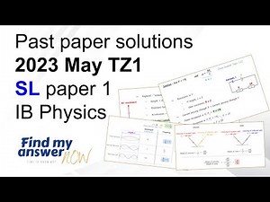 IB physics SL Paper 1 - May 2023 TZ1 Examination Session