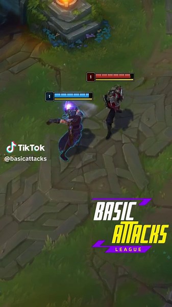 Shen vs Zed Level 1 Basic Attacks