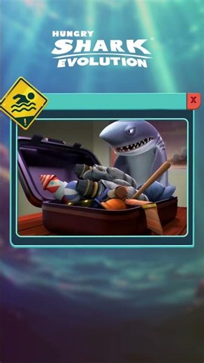Summer is here☀️and Mako is busy packing their suitcase🧳#Splashfromthepast #hungrysharkevolution