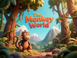 The Monkey World And Their Habitat | Educational Fun Facts For Kids | Animal Facts For Kids | Kids