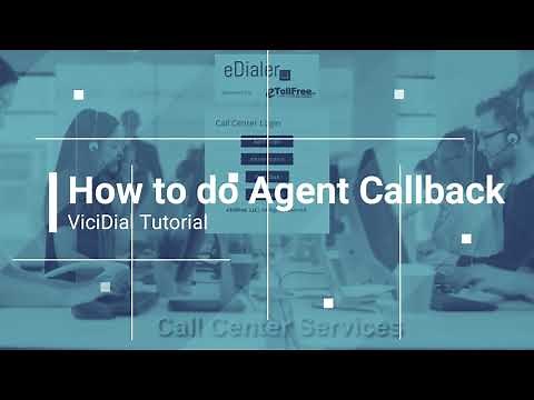 Vicidial How to Set Agent Callbacks