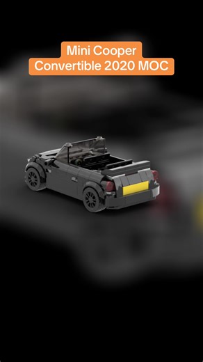 This is an 8 wide interpretation of the Mini Cooper Convertible 2020 When purchasing you will receive the instructions and parts list for the Black, Red, White, Blue & Green version, pick the one you want to build or build them all. The hood opens to reveal the engine space. Purchase though my Rebrickable page, search for homert83 #lego #legomoc #minicooper #legospeedchampions #legocars