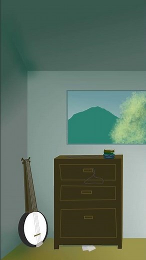 Mountain Home #krita #painting #digitalart