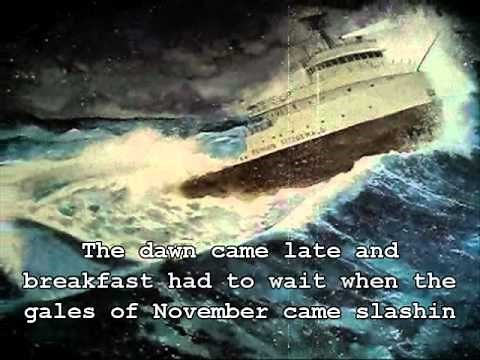 The Wreck Of The Edmund Fitzgerald with Lyrics