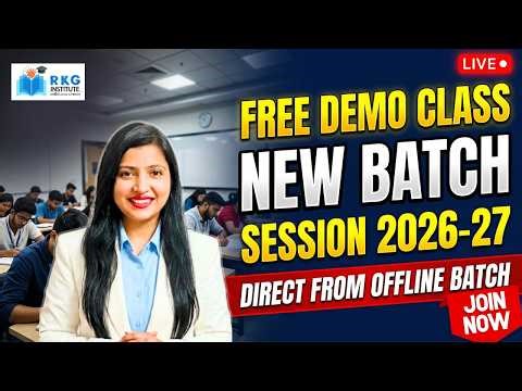 F2F & Hybrid Live Batch (2nd DEMO Class) - ECONOMICS | Introduction to Macro Economics | Class 12