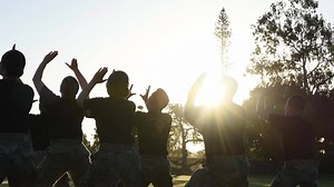 When your team comes together, ready to take on any challenge, you want the world to hear it! These U.S. Army soldiers from the 25th Infantry Division celebrate a cultural connection and a warrior spirit as part of the Hui Ha'a team at U.S. Army Garrison Hawaii. #KnowYourMil | AFN Pacific