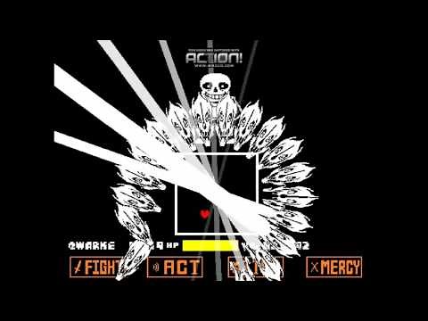 Sans Fight (No damage in Final Attack)-Undertale Genocide Run Spoilers