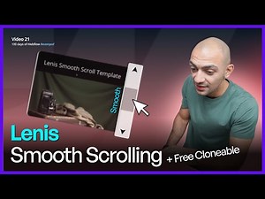 Smooth Scroll Made EASY with Lenis! (Free Cloneable Included)