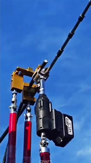 Female Lineman Mastering High-Voltage Wire Connection | Satisfying Craftsmanship