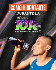 856 reactions · 33 shares | ‍♂️ Mario Pacay del #TeamGatorade te comparte cómo hidratarte durante la 10K Ciudad de Guatemala con Gatorade®. Sigue sus tips, mantén tu rendimiento y cruza la meta con todo  | Gatorade Guatemala | Facebook