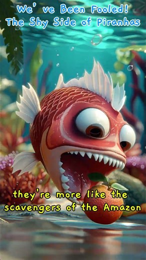 We’ve Been Fooled! The Shy Side of Piranhas #animals #Piranhas #pettip #aivideo #CommonSense
