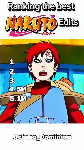 👑 Ranking The Greatest Naruto Edits Of All Time