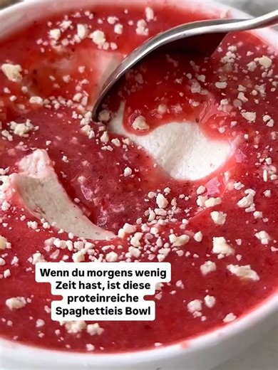 High Protein Spaghetti-Eis Bowl im Thermomix