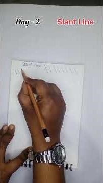 Why Your Slant Lines Look Messy? Day 2 Fix