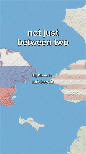 The Two Islands That Are 21 Hours Apart???🇺🇸🇷🇺🤔