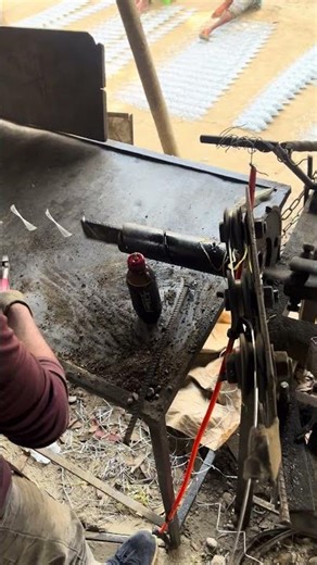 Gi wire baundary net making proses #giwire #machine #wireworks #wirecutter