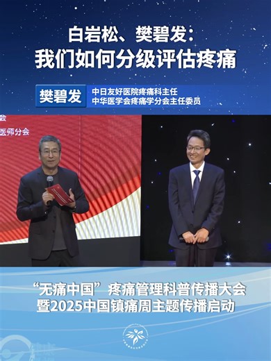 白岩松、樊碧发：我们如何分级评估疼痛_腾讯新闻